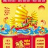 Bìa lịch gắn bloc Thuận buồm xuôi gió
