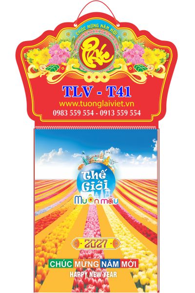 Lịch Bloc 52 tuần Phong Cảnh Thế Giới