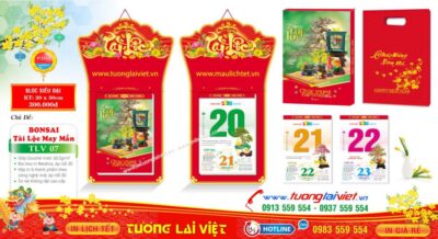 Mẫu Lịch Bloc Tài Lộc