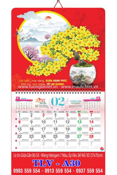 Lịch lò xo giữa bộ số Cây Mai