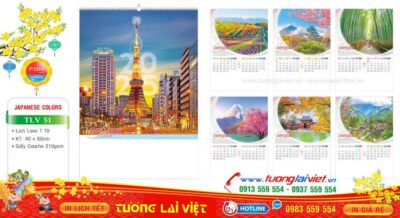 Mẫu Lịch Tờ Cảnh Đẹp Nhật Bản