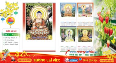 Mẫu Lịch Tờ Phật Giáo