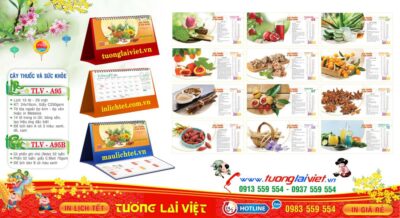 Mẫu Lịch Để Bàn Cây Thuốc Và Sức Khoẻ