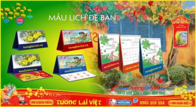 Mẫu Lịch Để Bàn