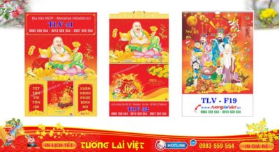 Mẫu Lịch Tết Phật Di Lặc